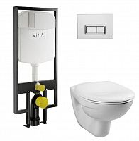 Комплект Vitra Normus: инсталляция + унитаз подвесной + сиденье 9773B003-7200