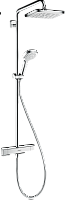 Душевая колонна Hansgrohe Croma E 280 1jet Showerpipe с термостатом для душа, EcoSmart, хром (27660000)
