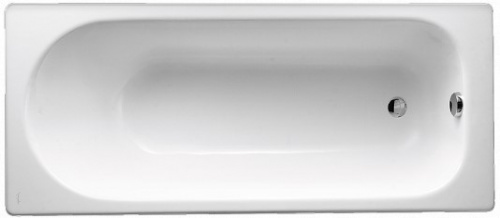 Ванна чугунная Jacob Delafon SOISSONS 160x70 без антискользящего покрытия, без отверстий для ручек, без ножек, белая (E2931-00)