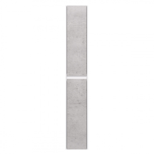 Пенал Dreja Slim 30см белый/бетон 99.0505