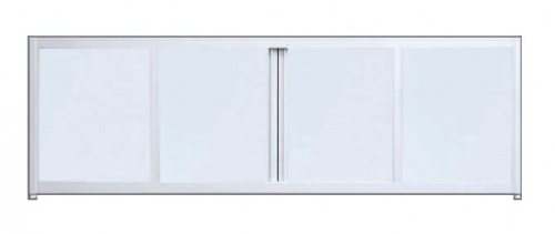Экран-купе для ванны Метакам 1,69 белый (ЭЭS_002288)