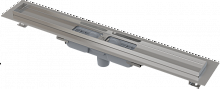 Душевой лоток Alcadrain Low с порогами для перфорированной решетки, с вертикальным стоком (APZ1101-1150)