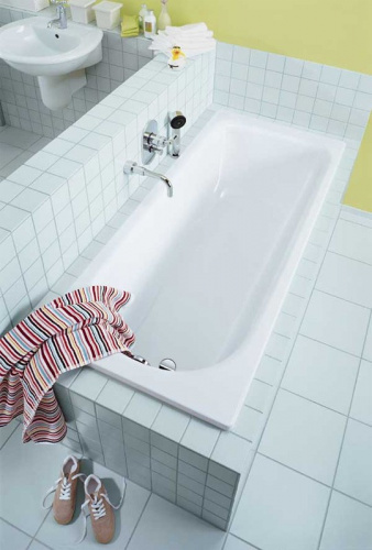 Ванна стальная Kaldwei SANIFORM PLUS 170х75, Easy clean, alpine white, без ножек (112600013001) фото 5