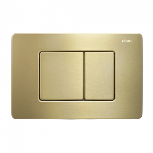 Кнопка для системы инсталляции Abber AC0120MMG золото матовое
