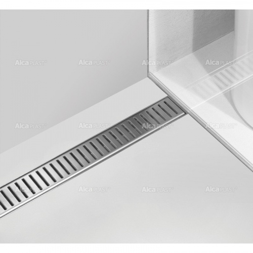 Водоотводящий желоб с порогами для перфорированной решетки, вертикальный сток (APZ1001S-550 ) фото 3