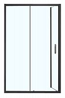 Душевой уголок AZARIO 1200х800х2000, БЕЗ ПОДДОНА, прозрачное стекло 6 мм, открывание налево, цвет профиля черный (AZ-ND1131-L 1200 BLACK)