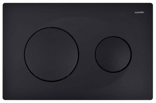 Сет AZARIO инсталляция с панелью смыва + унитаз Teramo( круглый)  с сидением микролифт +клавиша черная (AZ-8010-1000+AZ-8200-0013+AZ-0053) фото 4