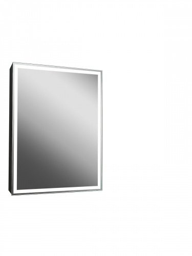 Зеркало-шкаф Континент Mirror Box black Led 600х800 фото 2