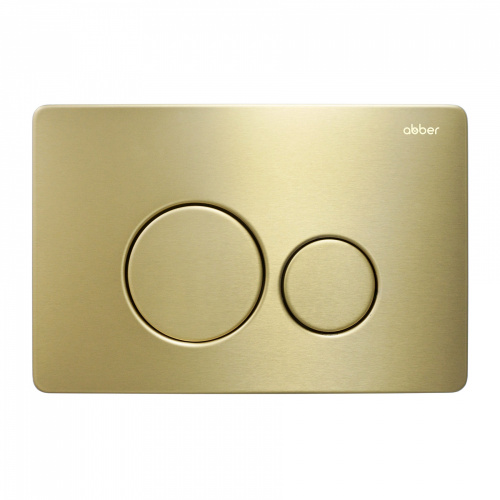 Кнопка для системы инсталляции Abber AC0121MMG золото матовое