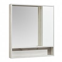 Зеркало-шкаф Акватон Флай 80 белый/дуб крафт 1A237702FAX10