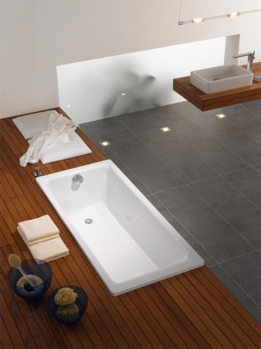 Ванна стальная Kaldewei SANIFORM PLUS Mod.360-1, размер 140х70, alpine white, без ножек (111500010001) фото 4