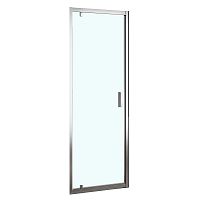 Душевая дверь Azario MILTON распашная 100х200, толщина полотна 6мм универсальная, цвет профиля серебро (AZ-NAO6211 1000)