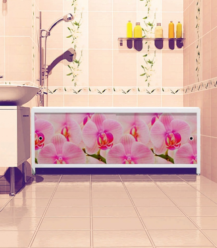 Экран для ванны Метакам "Ультра легкий" АРТ 148 Дикая Орхидея (CS00020535) фото 3
