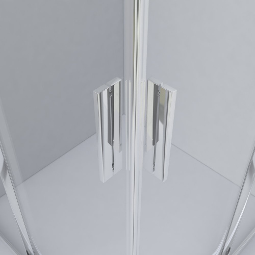 Душевой уголок Vincea Garda VSQ-1G100CL 100х100, профиль хром, стекло прозрачное фото 3