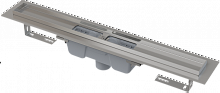 Душевой лоток Alcadrain с порогами для перфорированной решетки, вертикальный сток (APZ1001-850)