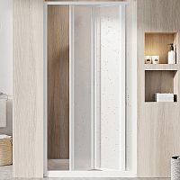 Душевая дверь Ravak складная 80х185, толщина полотна 3мм, цвет профиля белый (02V4010011)
