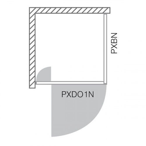 Душевая дверь Roth Proxima line 100см PXDO1N/1000 525-1000000-00-15 фото 4