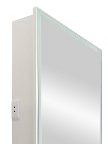 Зеркало-шкаф Континент Allure LED 550х800 правый фото 3