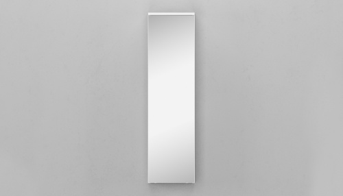 Пенал Velvex Unit 120, зеркало наруж., белый матовый фото 2
