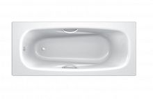 Ванна стальная BLB UNIVERSAL ANATOMICA 150х75, белая, с отверстиями для ручек (B55U с/руч)