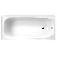 Ванна стальная WhiteWave OPTIMO 170х70 в комплекте с белыми подставками (OL-1700)