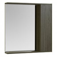 Зеркало-шкаф Акватон Стоун 80 грецкий орех 1A228302SXC80