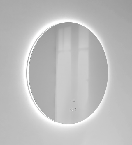 Зеркало Raval Solo 60 с подсветкой и часами фото 2